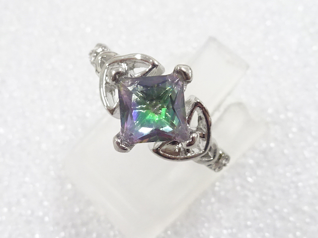 COLORED STONE FASHION RING / JP SIZE 9